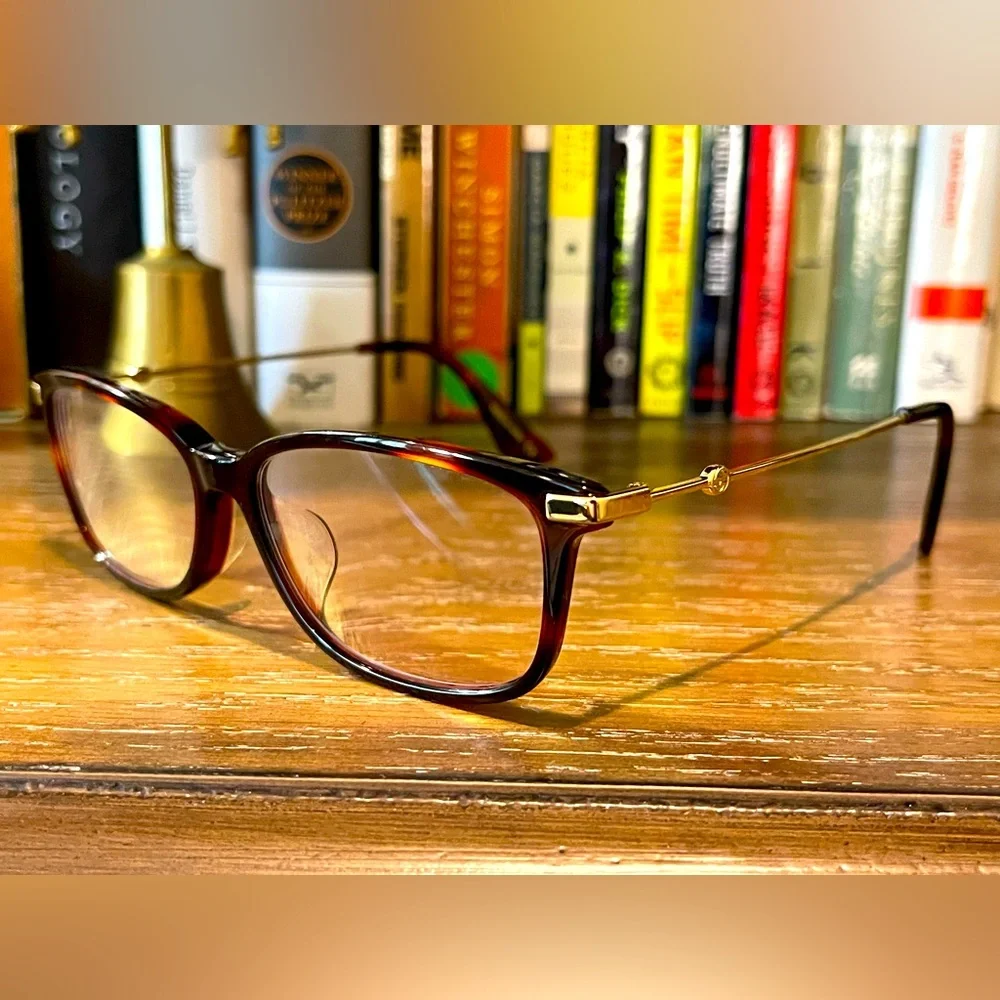 GUCCI GG0759OA Tortoise & Good Eyeglasses EUC
